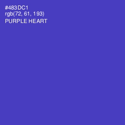 #483DC1 - Purple Heart Color Image