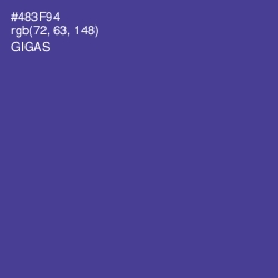 #483F94 - Gigas Color Image