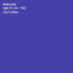#4840A9 - Victoria Color Image