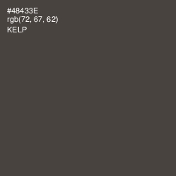 #48433E - Kelp Color Image