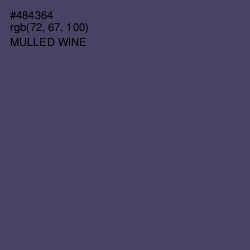 #484364 - Mulled Wine Color Image