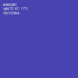 #4843B1 - Victoria Color Image