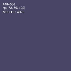 #484566 - Mulled Wine Color Image