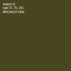 #48461E - Bronzetone Color Image