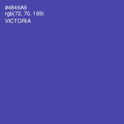#4846A9 - Victoria Color Image