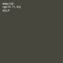 #48473E - Kelp Color Image
