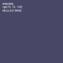 #484866 - Mulled Wine Color Image