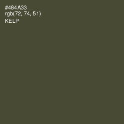 #484A33 - Kelp Color Image