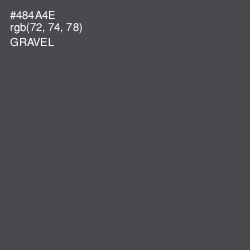 #484A4E - Gravel Color Image