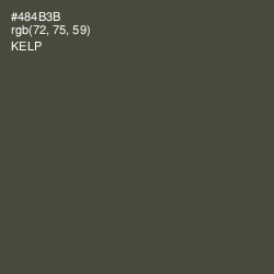 #484B3B - Kelp Color Image