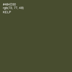 #484D30 - Kelp Color Image