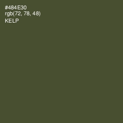 #484E30 - Kelp Color Image