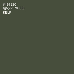 #484E3C - Kelp Color Image