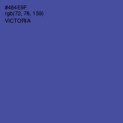 #484E9F - Victoria Color Image