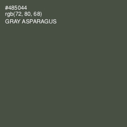 #485044 - Gray Asparagus Color Image