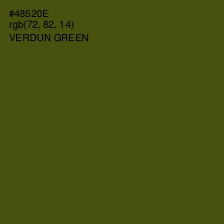 #48520E - Verdun Green Color Image