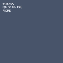 #48546A - Fiord Color Image