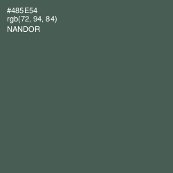 #485E54 - Nandor Color Image