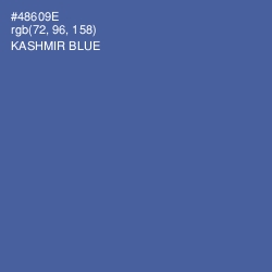 #48609E - Kashmir Blue Color Image