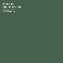 #48614E - Axolotl Color Image