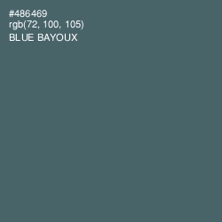 #486469 - Blue Bayoux Color Image