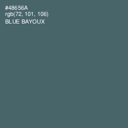 #48656A - Blue Bayoux Color Image