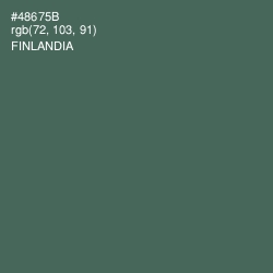 #48675B - Finlandia Color Image