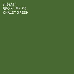 #486A31 - Chalet Green Color Image
