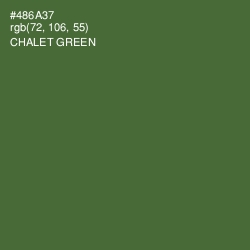 #486A37 - Chalet Green Color Image