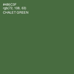 #486C3F - Chalet Green Color Image