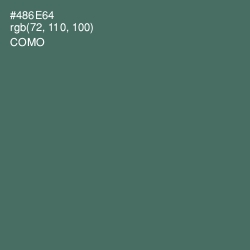 #486E64 - Como Color Image