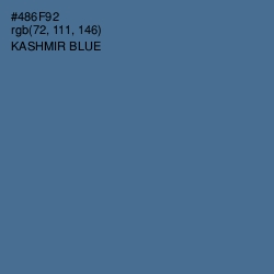 #486F92 - Kashmir Blue Color Image