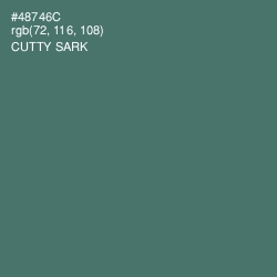#48746C - Cutty Sark Color Image