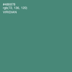 #488878 - Viridian Color Image