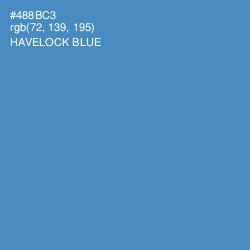 #488BC3 - Havelock Blue Color Image