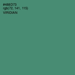 #488D73 - Viridian Color Image
