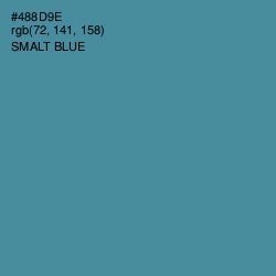 #488D9E - Smalt Blue Color Image