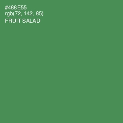 #488E55 - Fruit Salad Color Image