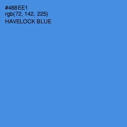 #488EE1 - Havelock Blue Color Image