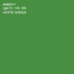 #488F41 - Hippie Green Color Image