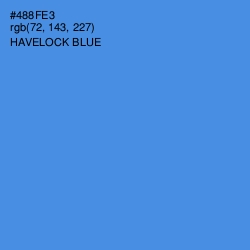 #488FE3 - Havelock Blue Color Image