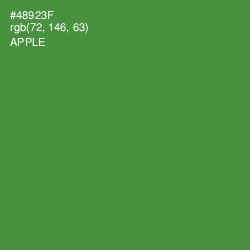#48923F - Apple Color Image