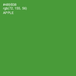 #489B38 - Apple Color Image