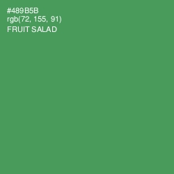 #489B5B - Fruit Salad Color Image