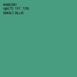 #489D81 - Smalt Blue Color Image