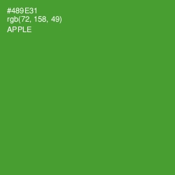 #489E31 - Apple Color Image