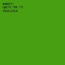 #489F11 - Vida Loca Color Image