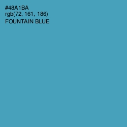 #48A1BA - Fountain Blue Color Image