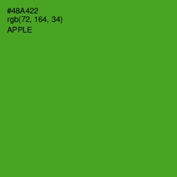 #48A422 - Apple Color Image