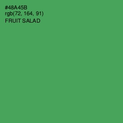 #48A45B - Fruit Salad Color Image